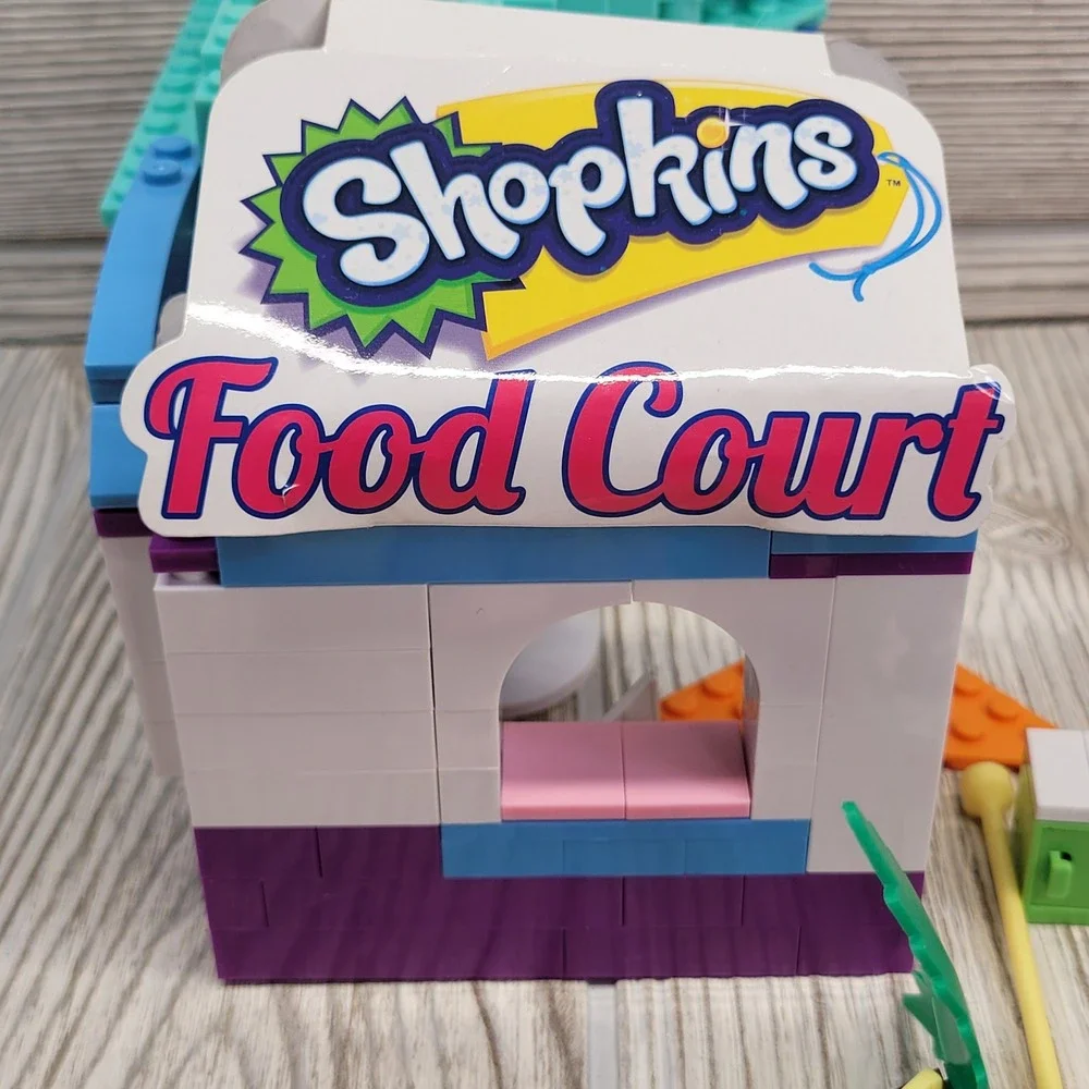 Shopkins Food Court Playset‎ Building Blocks Mini Figures For Parts Incomplete